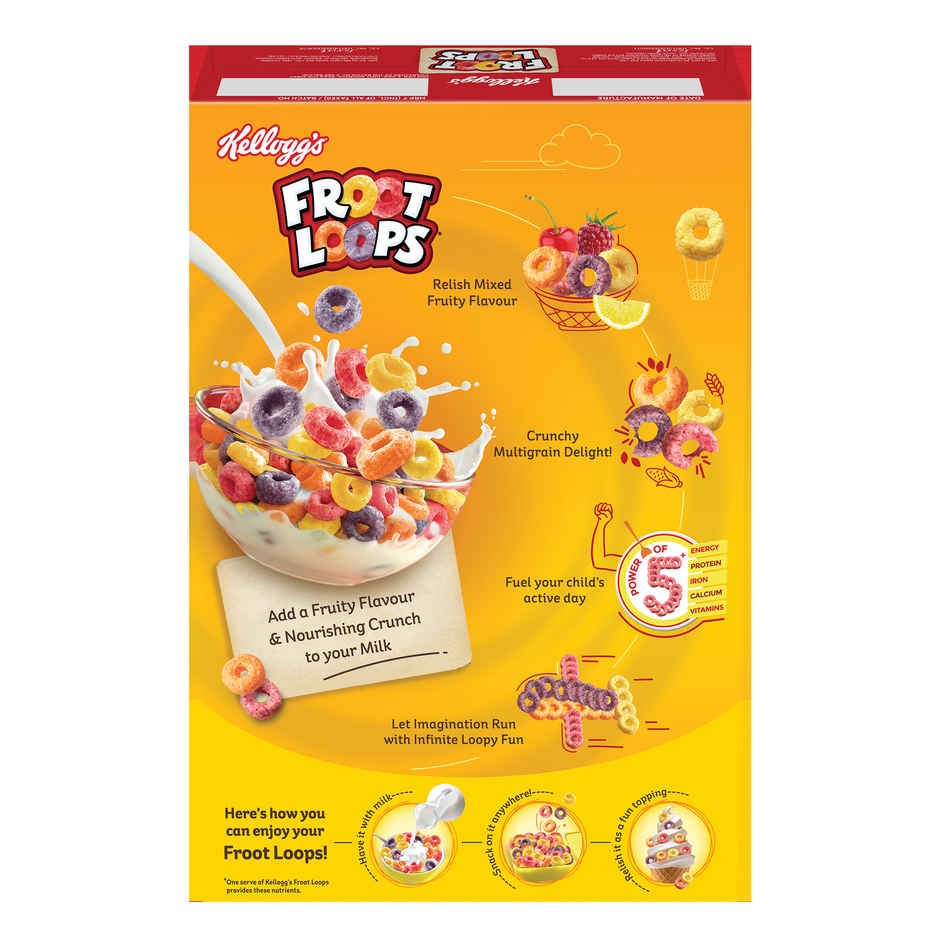 Kellogg's Froot Loops - Crunchy Multigrain Cereal