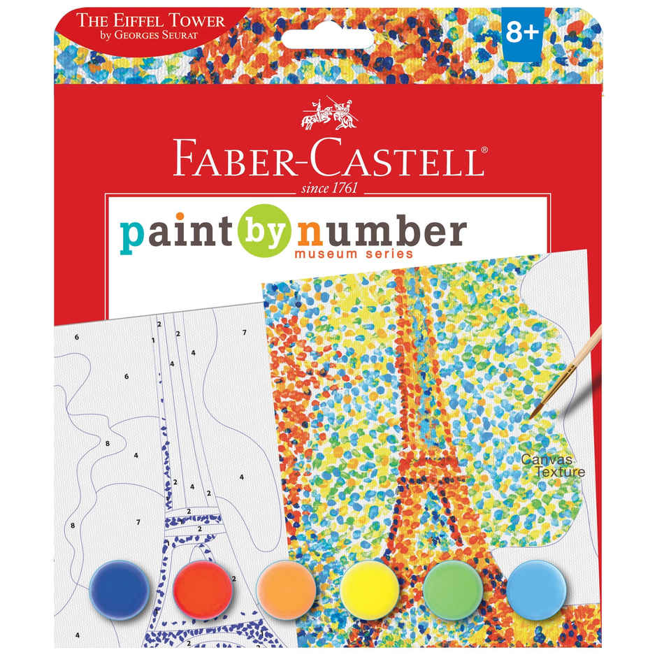 Faber-Castell 341056 Paint by Number Museum Series | The Eiffel Tower