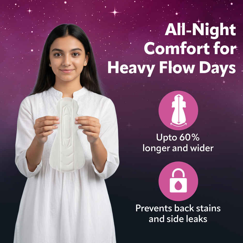 Evereve Comfort Nights Sanitary Pads 2XL | 360mm 60 Longer