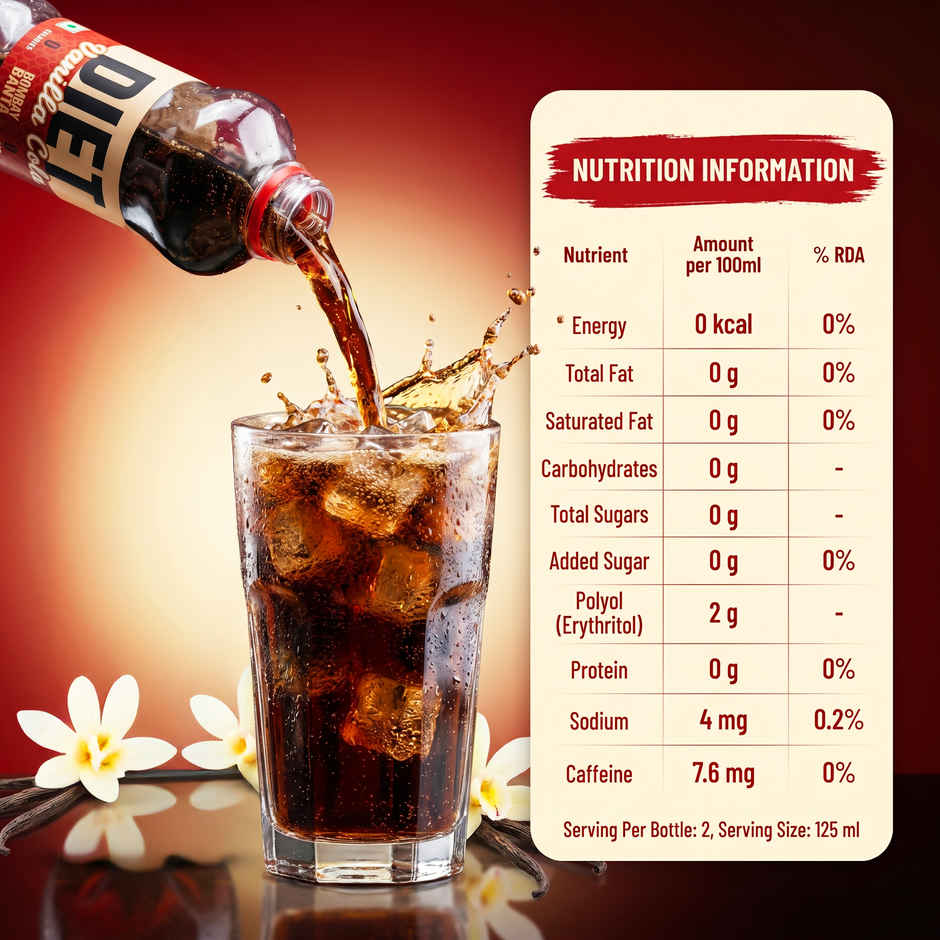 Bombay Banta Diet Vanilla Cola | 0 Sugar 0 Calories