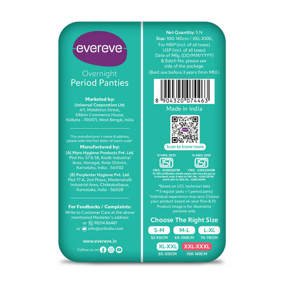 Evereve Period Panties | 2XL-3XL