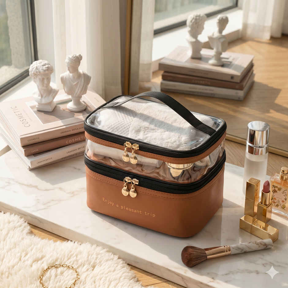 Perpetual Mart Makeup Organizer Pouch for Travel