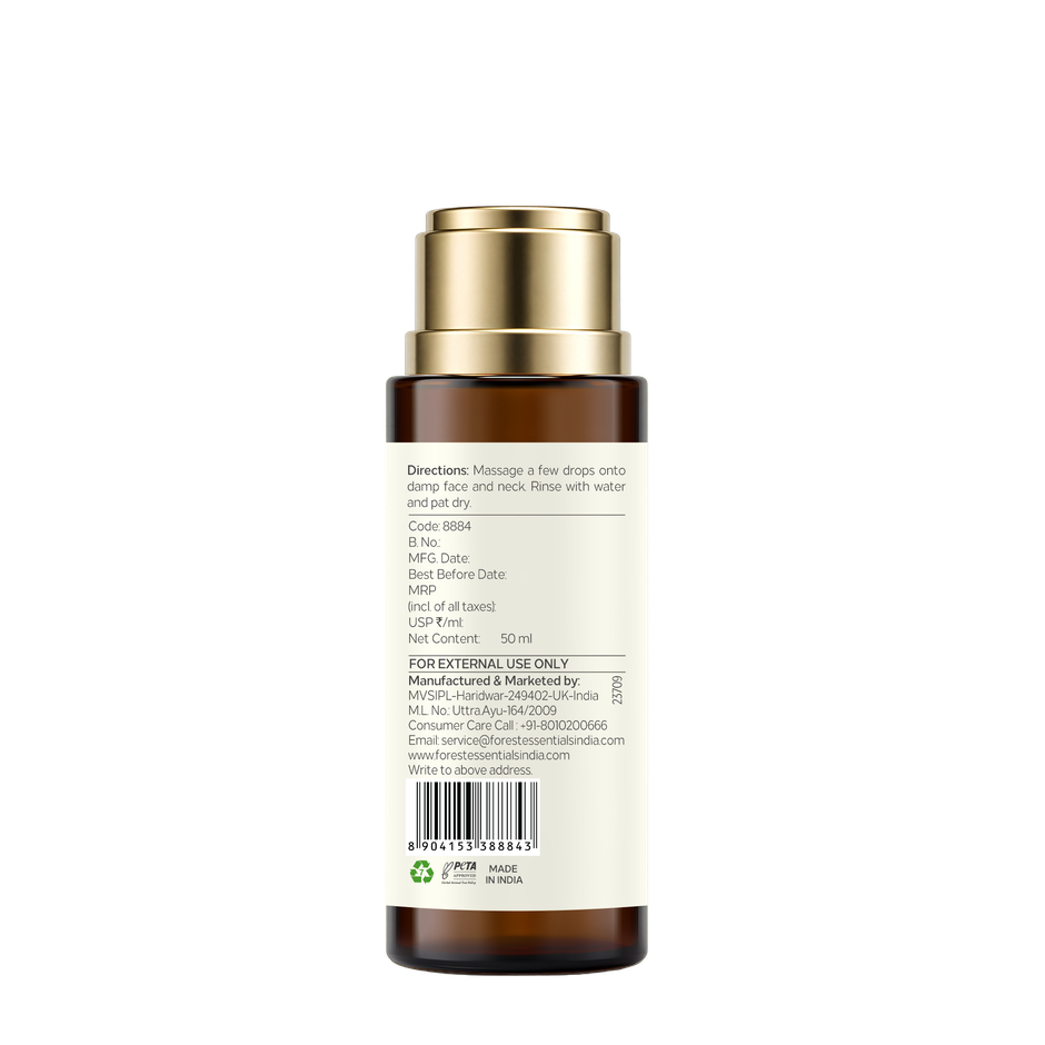 Forest Essentials Facial Cleanser Honey Lemon Rosewater | Brightening Ayurvedic Face Wash