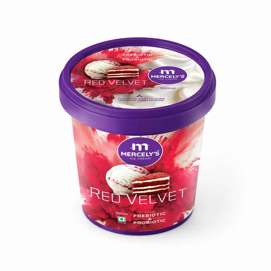 Mercely's Premium Red Velvet Family Pack Ice Cream Tub
