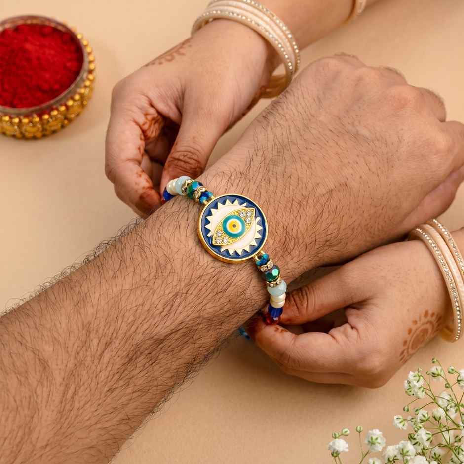 Rakhi for Brother | Evil Eye | Pack of 1 | Avyaan Rakhi