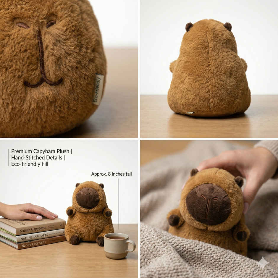 Fablue Cute Capybara Soft Toy Ultra Soft Plush Toy
