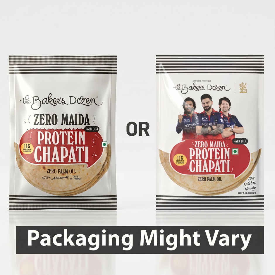 The Baker's Dozen Zero Maida Protein Chapati