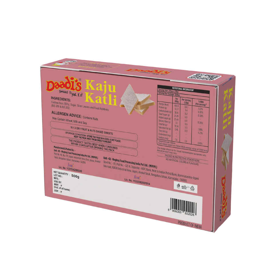 Daadi'S Kaju Katli