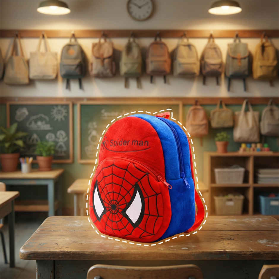 Kidara Spiderman Toddler Backpack Red Blue
