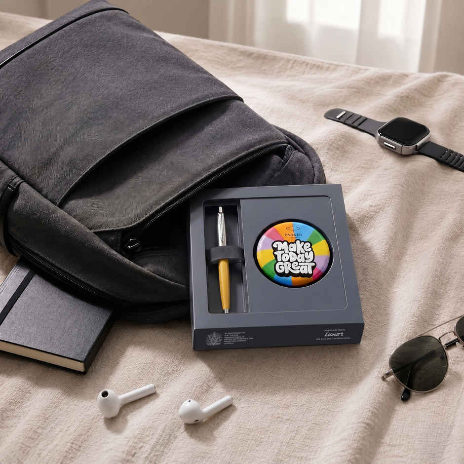 Parker Jotter Std Yellow BP CT with make today Great Carry Case