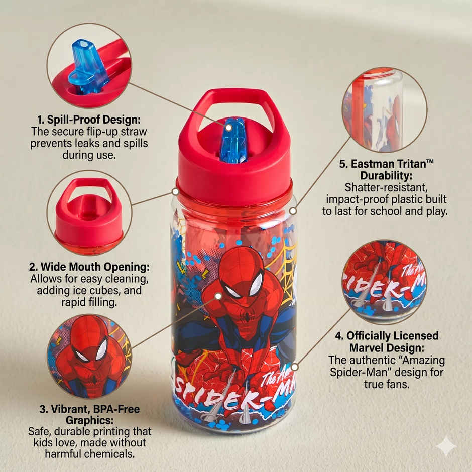 Striders Dw Small Sprinkle Bottle Spiderman Moving Target | 330 ml