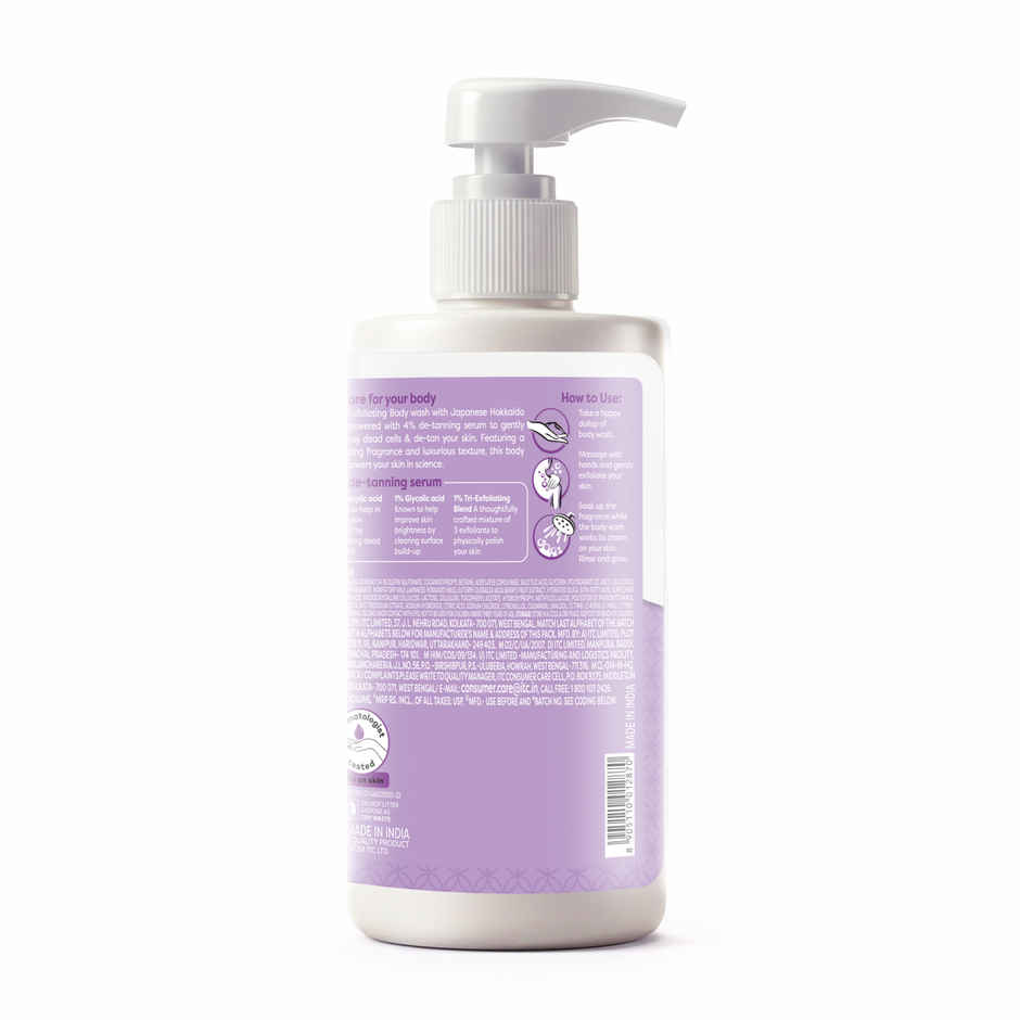 Fiama Exfoliating Body Wash 4% De-Tanning Serum,Target Dead Skin,Punchy Grapefruit Fragrance