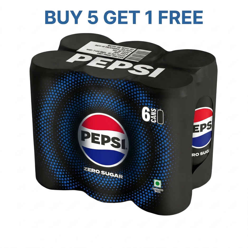Pepsi Zero Sugar Soft Drink | Carbonated Beverage