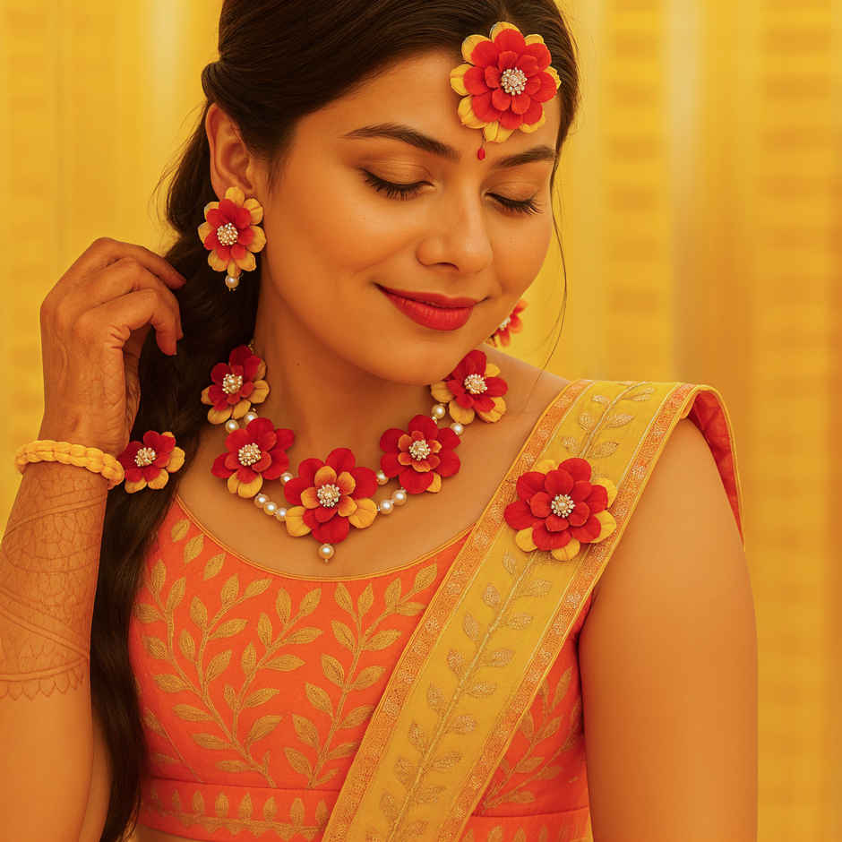 Traditional Jewellery Set - Classic Ethnic Accessories Pack | Assorted | Oye Happy