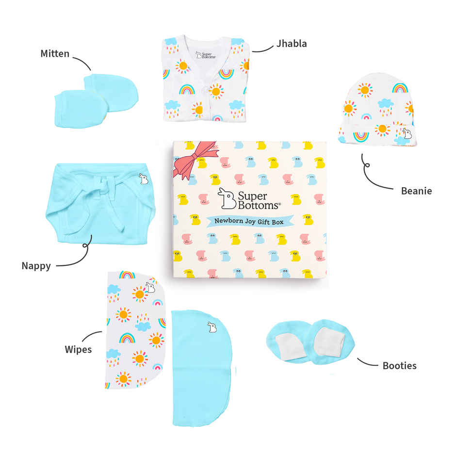 SuperBottoms Newborn Gift Set | 0 to 3 Months