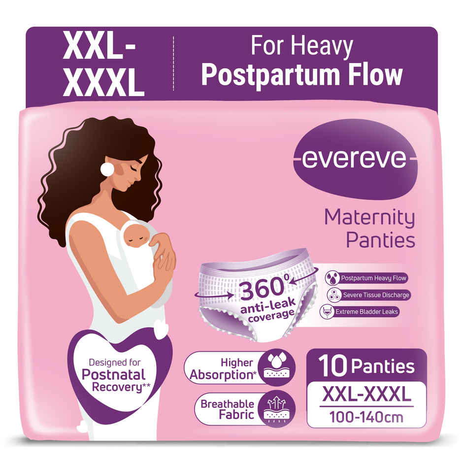 Evereve Maternity Period Panties | 3X Absorbency | Postpartum | 2XL-3XL