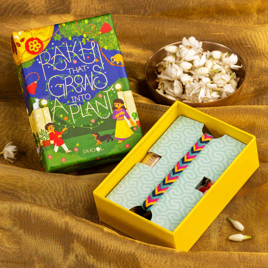 Phool | Plantable Rakhi | Eco-Friendly Thread | Pack of 1 