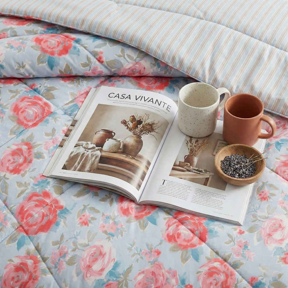 Dream Living Printed Reversible Double Bed AC Comforter 220 x 230 cm