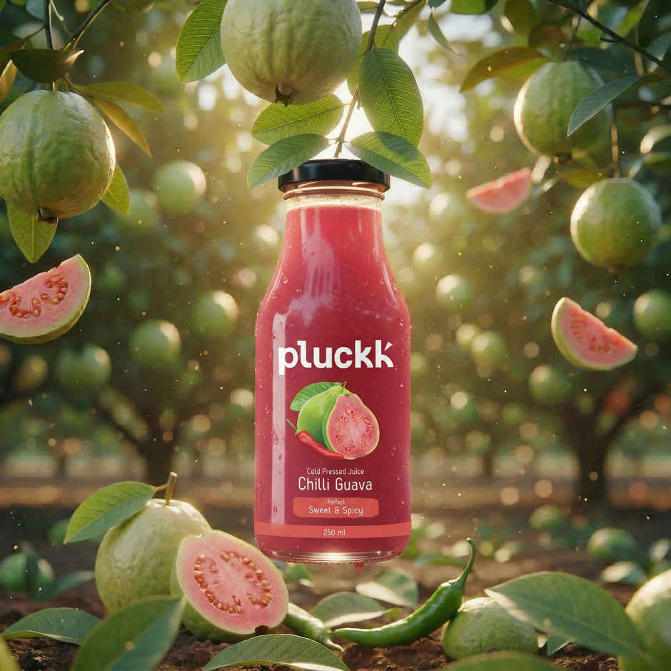 Pluckk Cold Pressed Extracted Guava Juice |No Preservatives | No Added Sugar