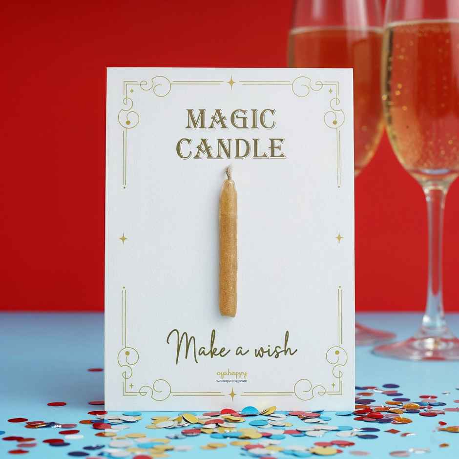 Magic Candle Card - Make a Wish | Fun Decorative