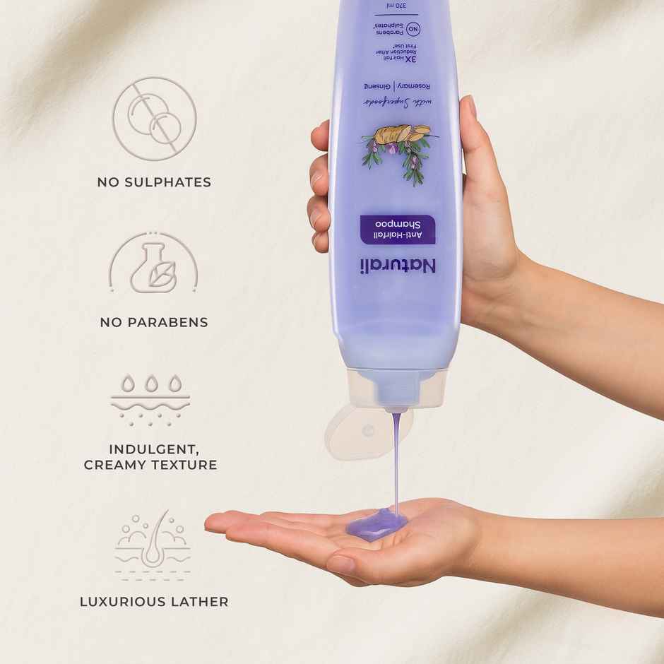 Naturali Anti-Hairfall Shampoo With Rosemary Oil & Ginseng Extract