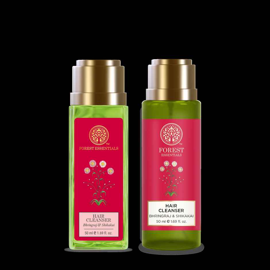 Forest Essentials Hair Cleanser Bhringraj & Shikakai | Travel Size Strengthening Shampoo