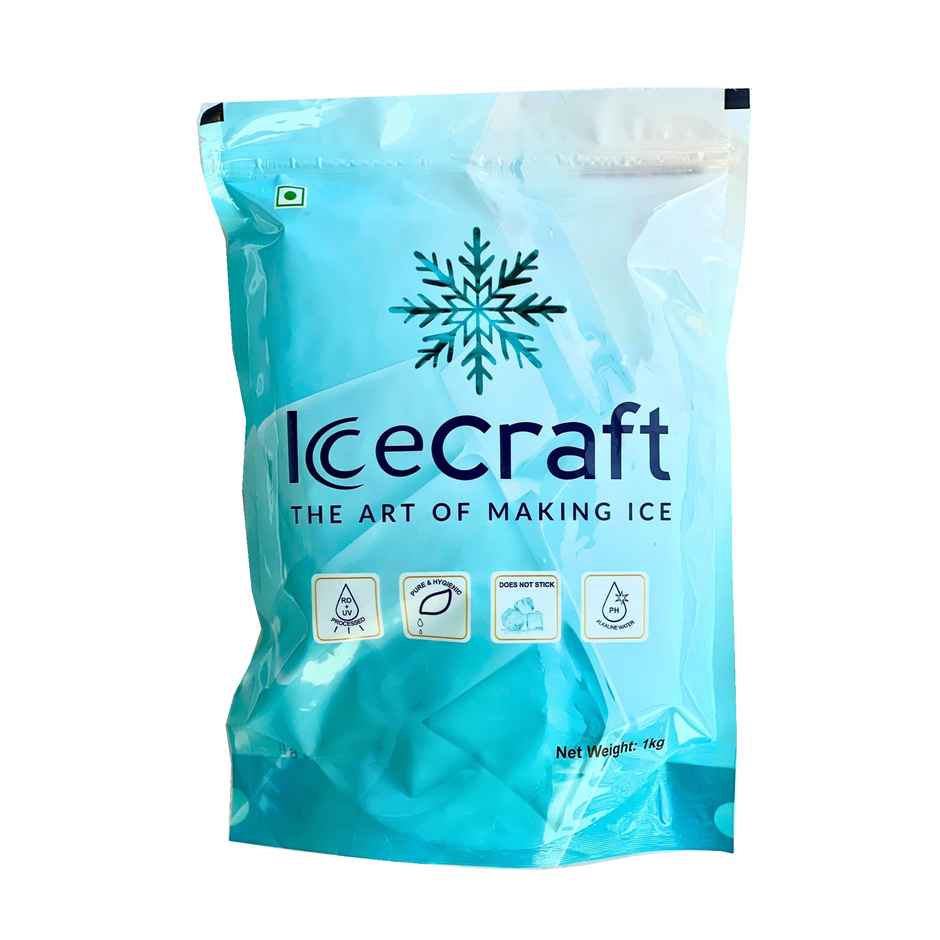 Ice Craft Plain Ice Cube | Zipper Pack