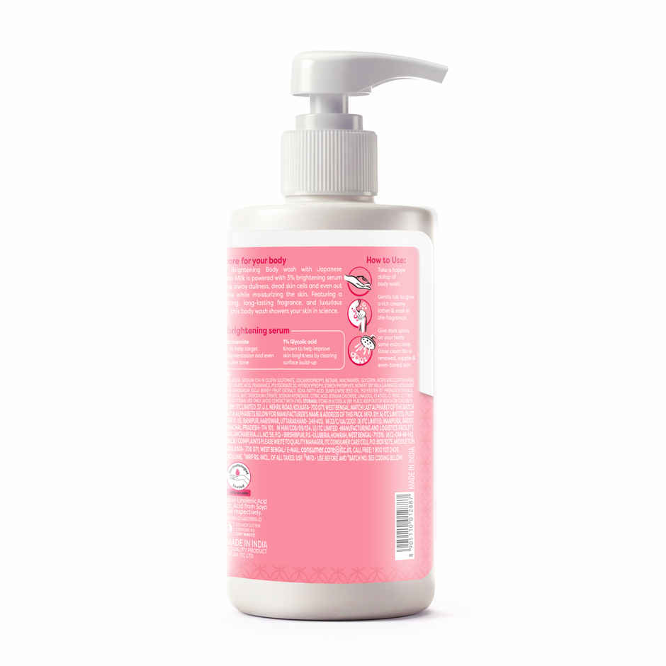 Fiama Even Tone Body Wash 3% Brightening Serum,Target Dullness,Raspberry Smoothie Fragrance