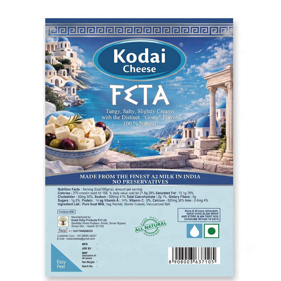 Kodai Cheese - Feta