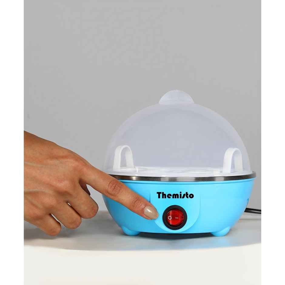 Themisto Instant Egg Boiler / Poacher / Coocker Machine 350 Watts (Hard, Medium, Soft)