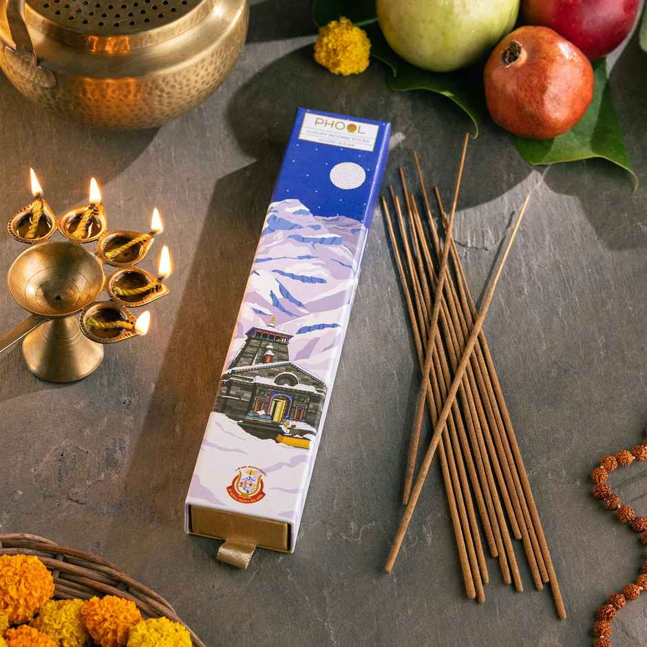 Phool Kedarnath Collection Agarbatti | Govind Gulab Fragrance - Made From Temple Flowers