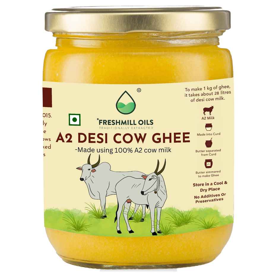 Fresh Mill Oils A2 Desi Cow Ghee
