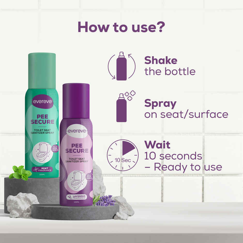 Evereve Toilet Seat Sanitizer | Lavender & Mint