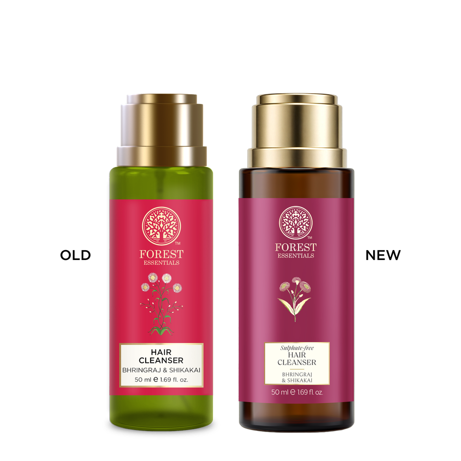 Forest Essentials Hair Cleanser Bhringraj & Shikakai | Travel Size Strengthening Shampoo