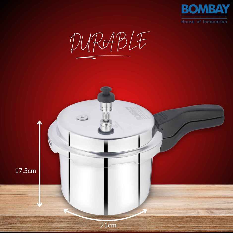 Bombay Kookware Stainless steel Pressure Cooker | 3 L