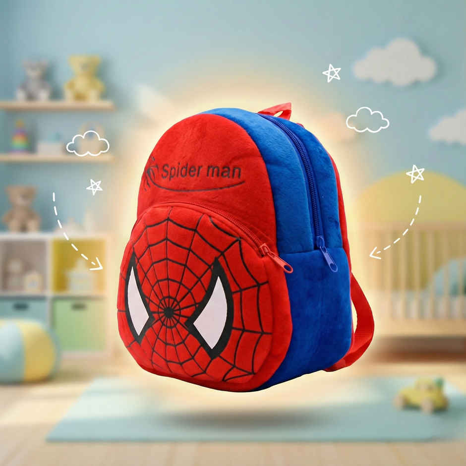 Kidara Spiderman Toddler Backpack Red Blue