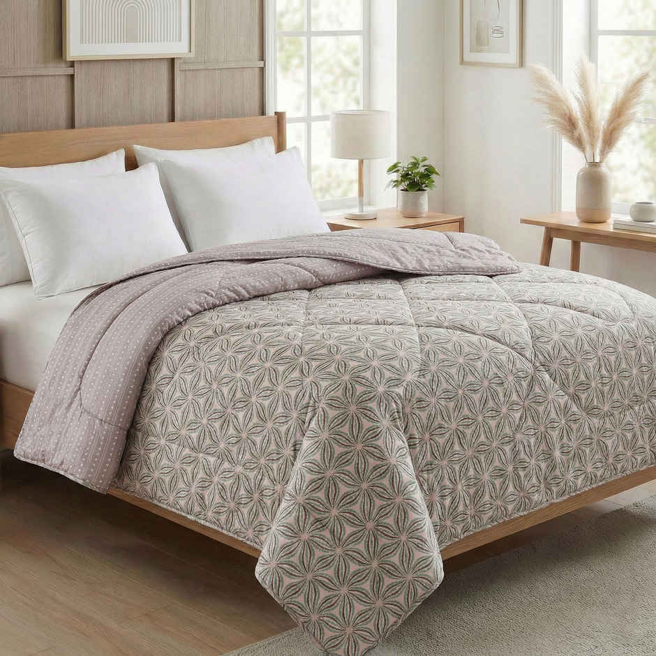 Dream Living Printed Reversible Double Bed AC Comforter 220 x 230 cm