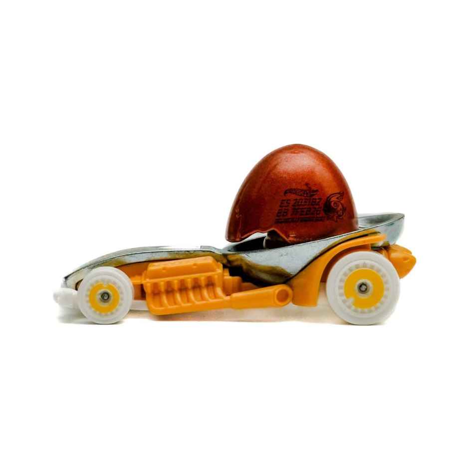 Hot Wheels Worldwide Basic Car HW EGGSHELLRACER Toy Car for Kids and Collectors