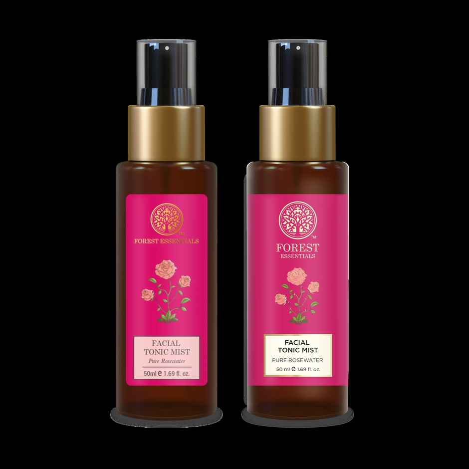 Forest Essentials Facial Tonic Mist Pure Rosewater | Travel Size Hydrating Toner