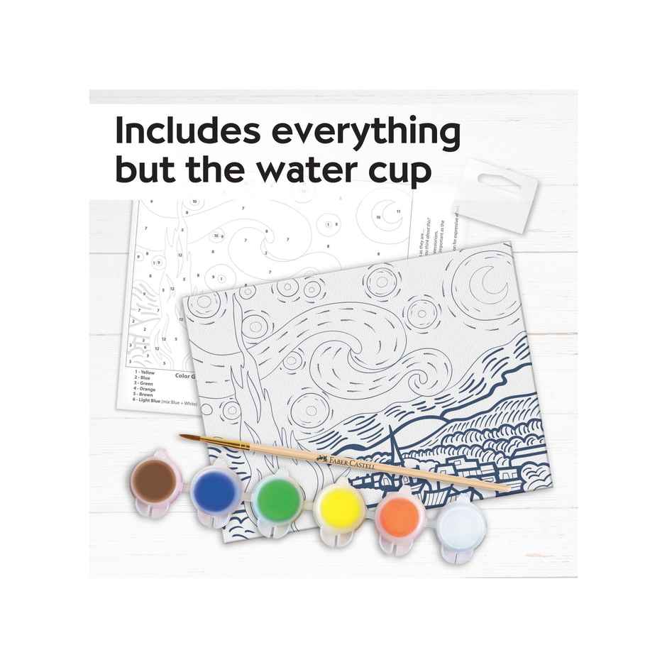 Faber-Castell 341057 Paint by Number Museum Series | The Starry Night