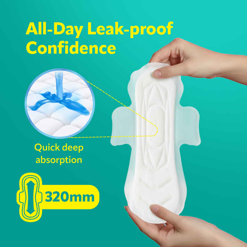 Evereve Comfort Sanitary Pads for Women XL | 320mm Longest and Widest Day Pad