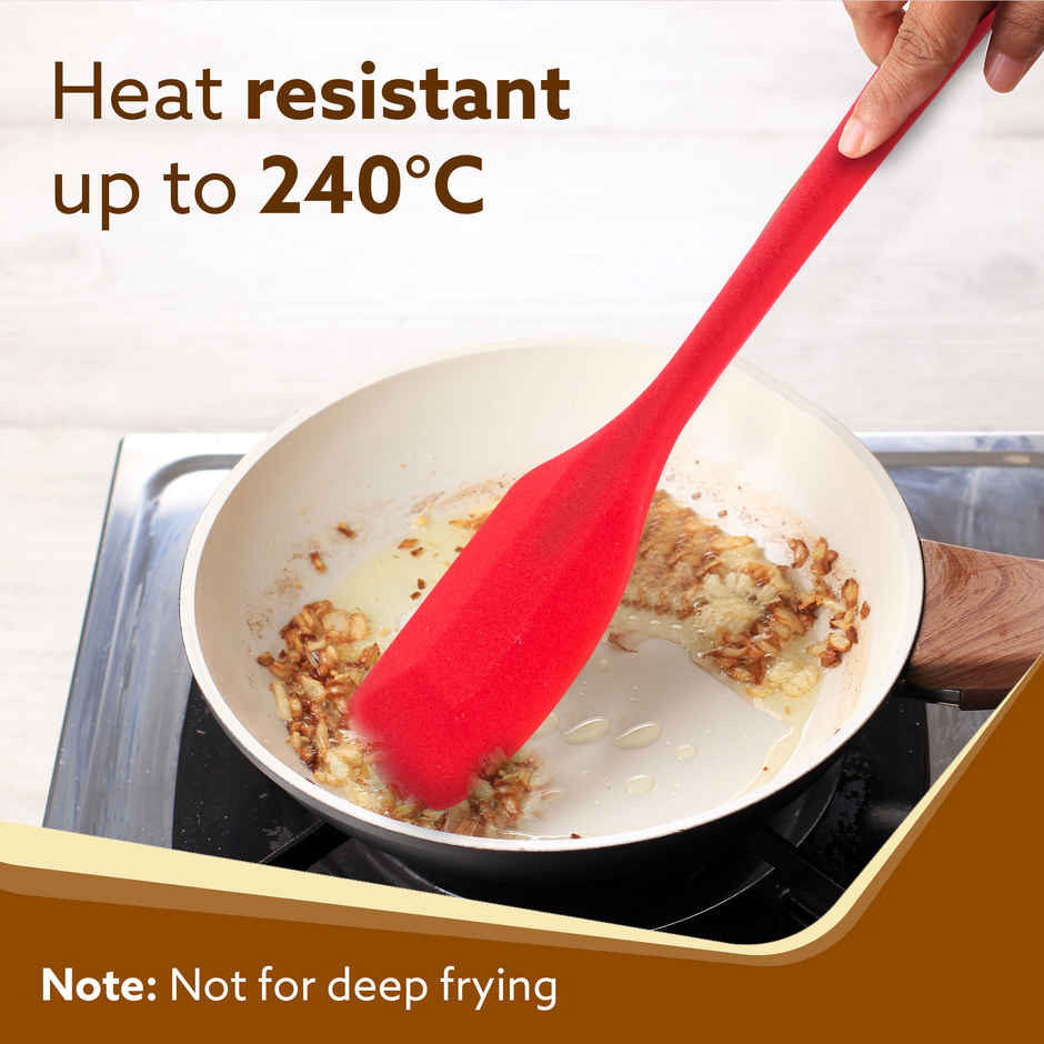 Agaro Silicone Heat Resistant Spatula, Non-Stick Cookware for Kitchen | BPA Free