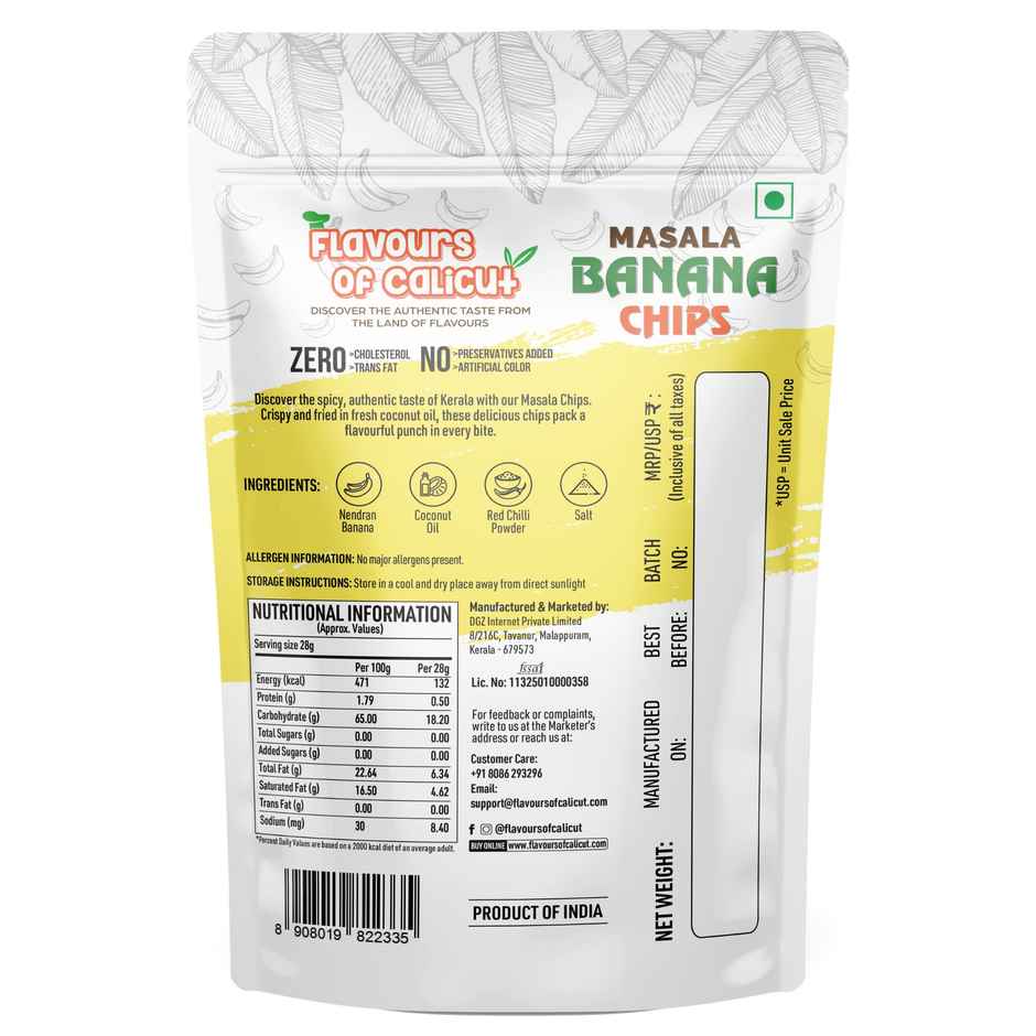 Flavours of Calicut Masala Banana Chips