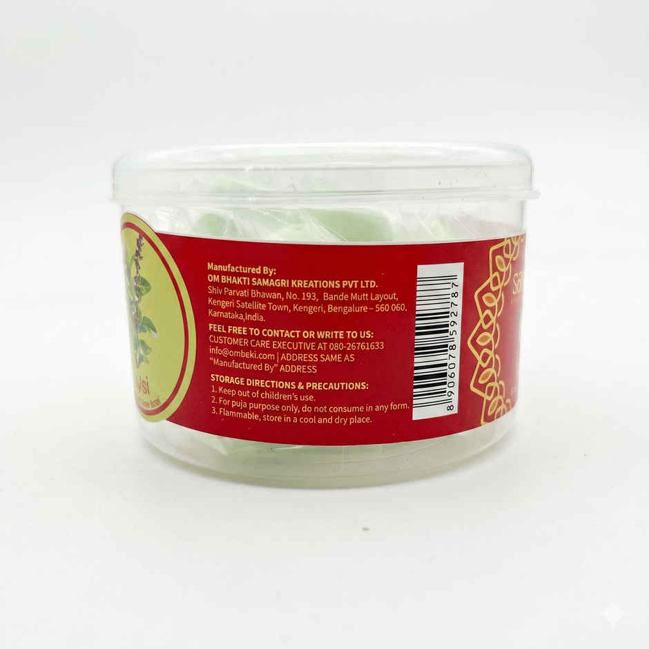 Om Bhakti Sankalp Wick For Diya Scented Ghee Batti - TULSI
