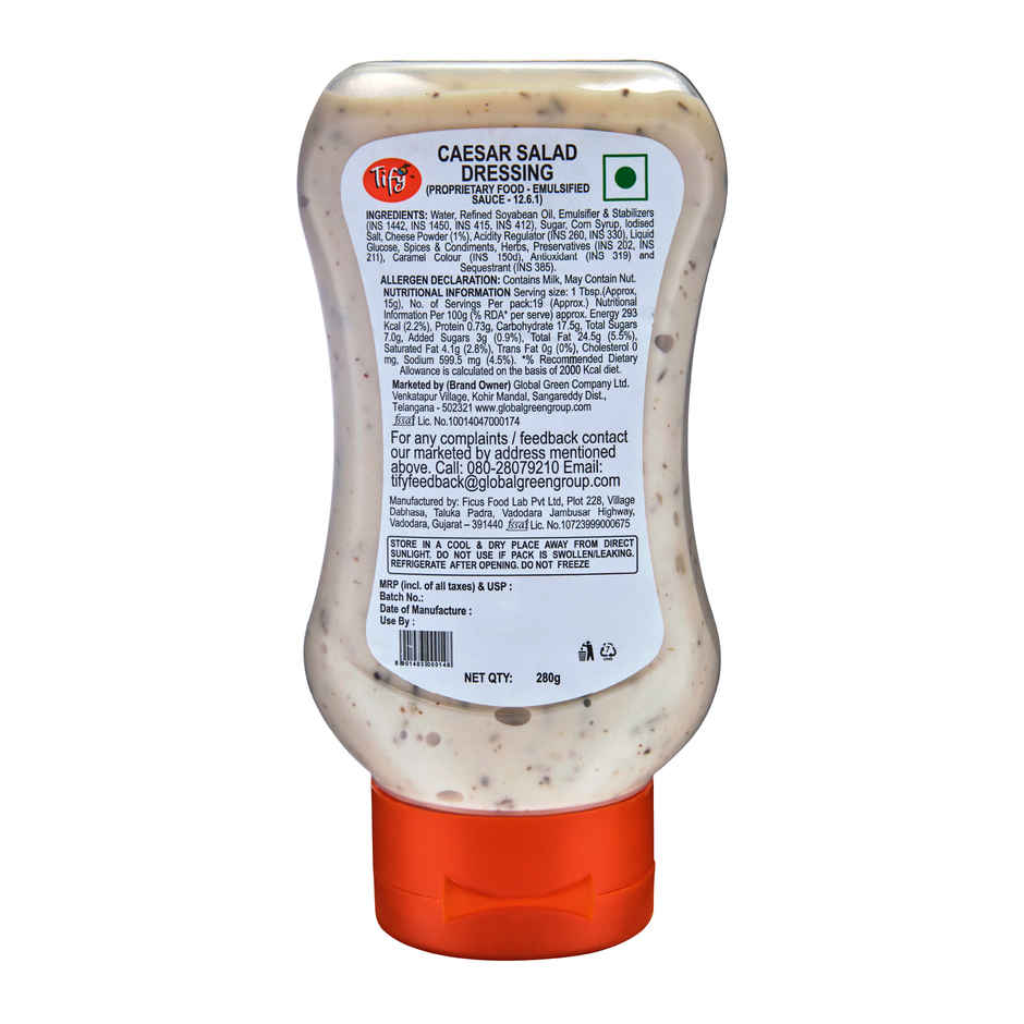 Tify Caesar Salad Dressing