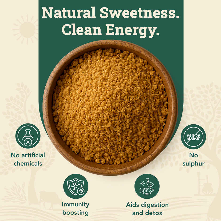 Anveshan Premium Jaggery Powder - Sustainable Alternative To Refined Sugar