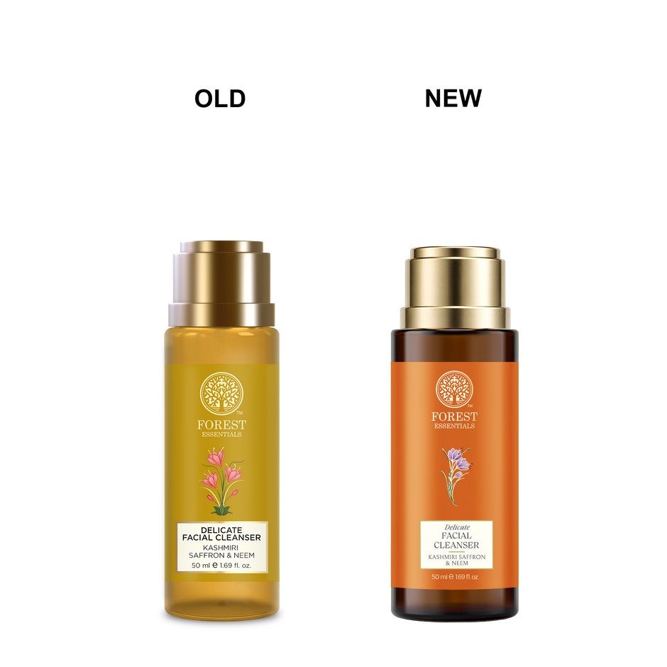 Forest Essentials Facial Cleanser Kashmiri Saffron & Neem | Brightening Face Wash