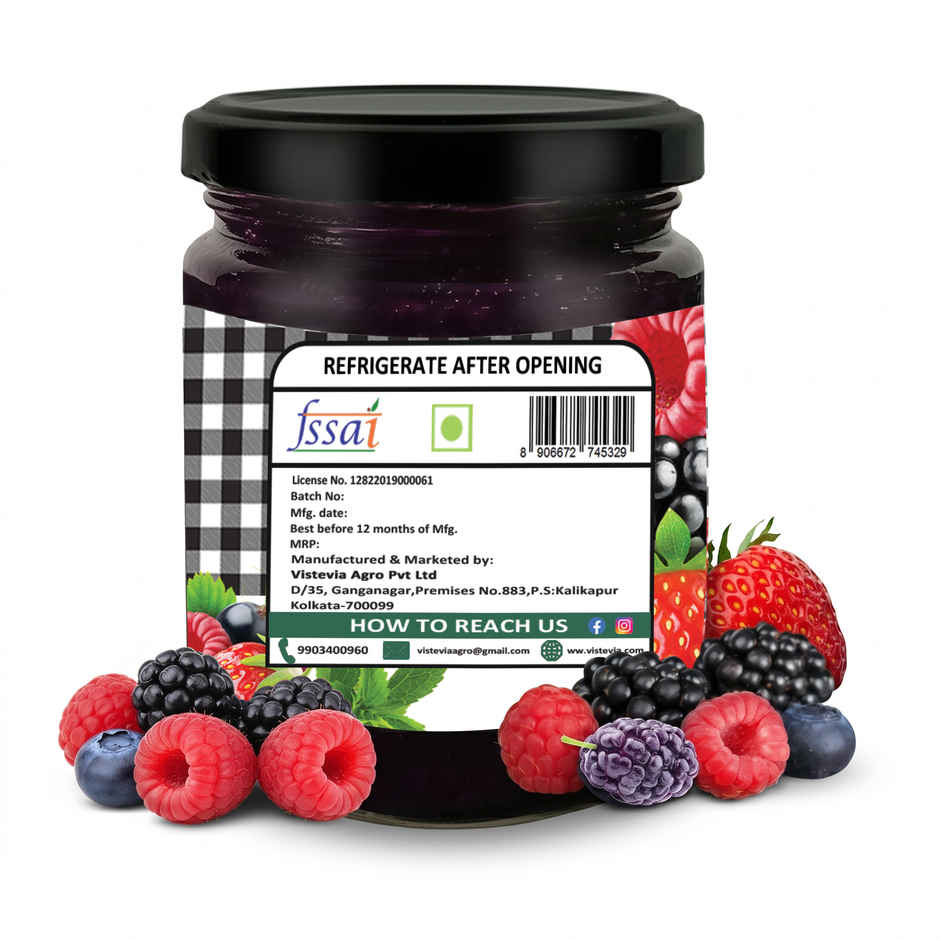Vistevia Sugar Free Mixed Berry Jam