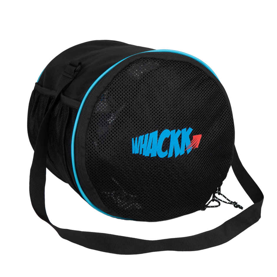 Whackk Unisex Solid Polyester 26 L Web Handle Duffle Bag | Black