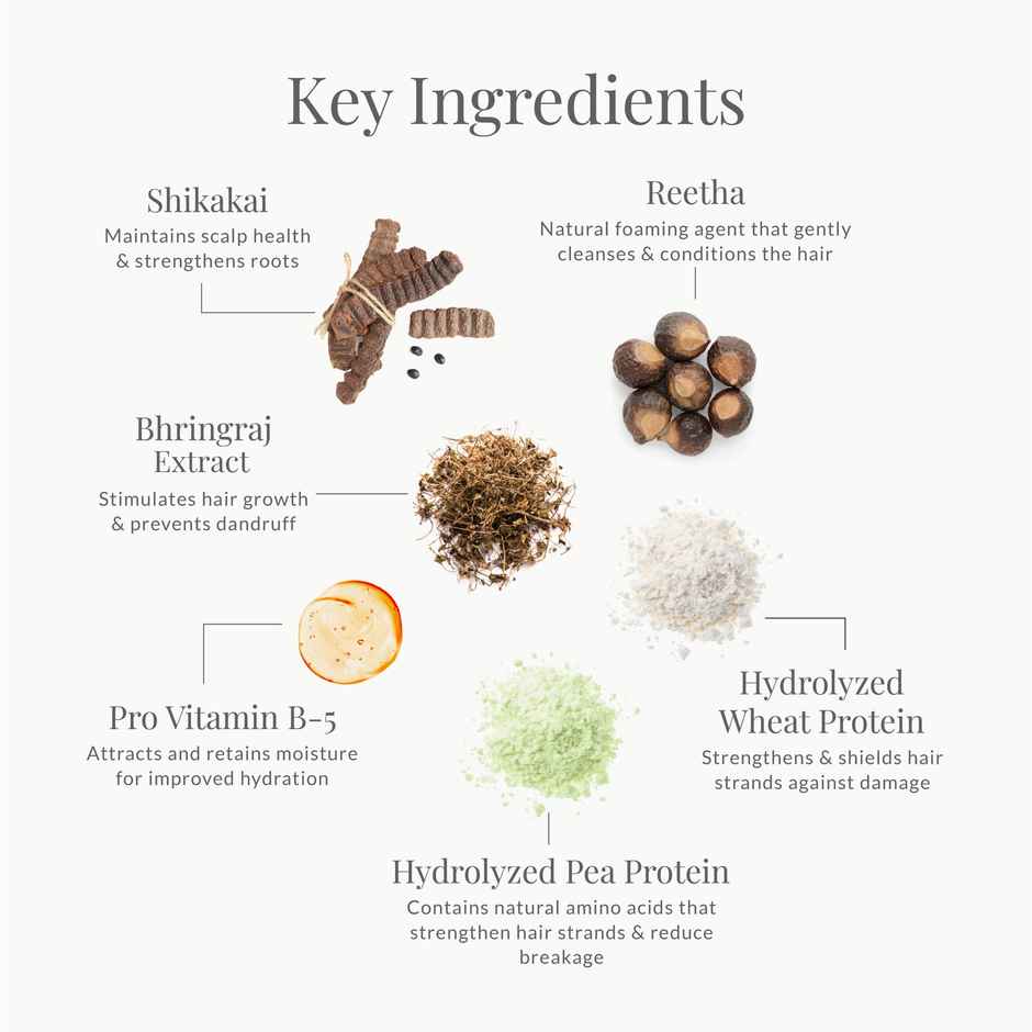 Forest Essentials Hair Cleanser Bhringraj & Shikakai | Travel Size Strengthening Shampoo